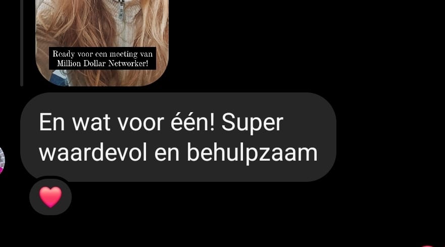 En wat voor één! Super waardevol en behulpzaam ❤